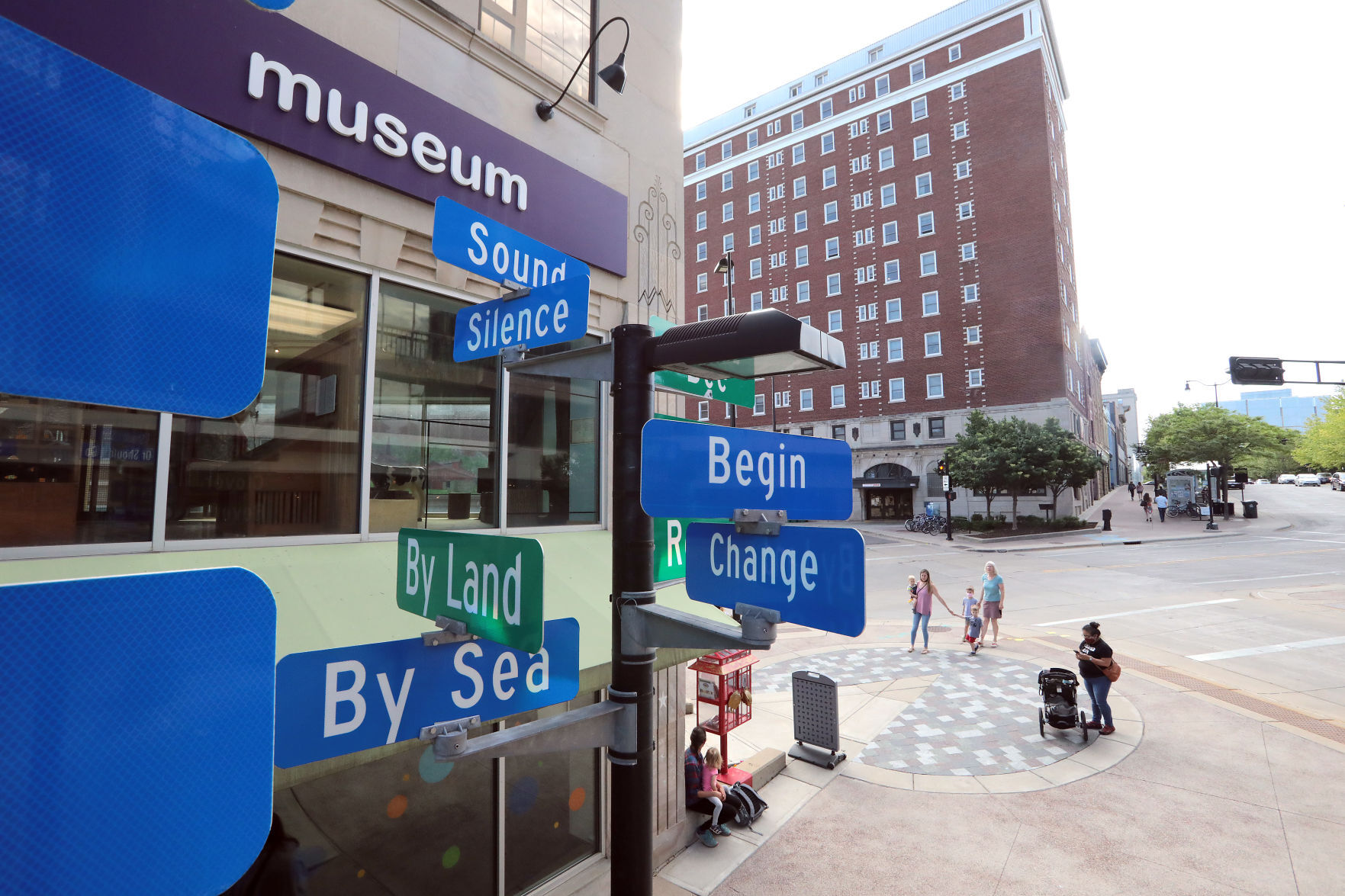Member visitors come to the reopened Madison Children's Museum